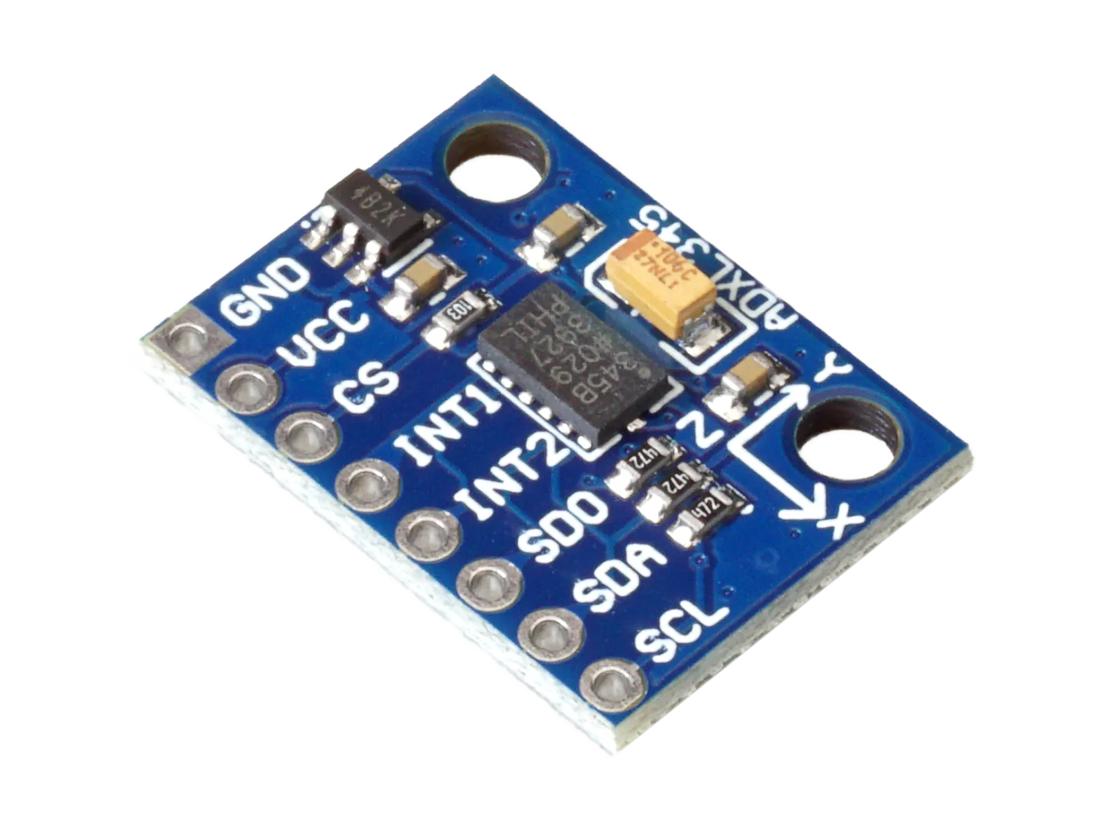 Youmile 2pcs GY-291 ADXL345 IIC/SPI Digital 3-Axis Acceleration of Gravity Tilt Module with pinheader DuPont Cable for Arduino Youmile 2pcs GY-291 ADXL345 IIC/SPI Digital 3-Axis Acceleration of Gravity Tilt Module with pinheader DuPont Cable for Arduino