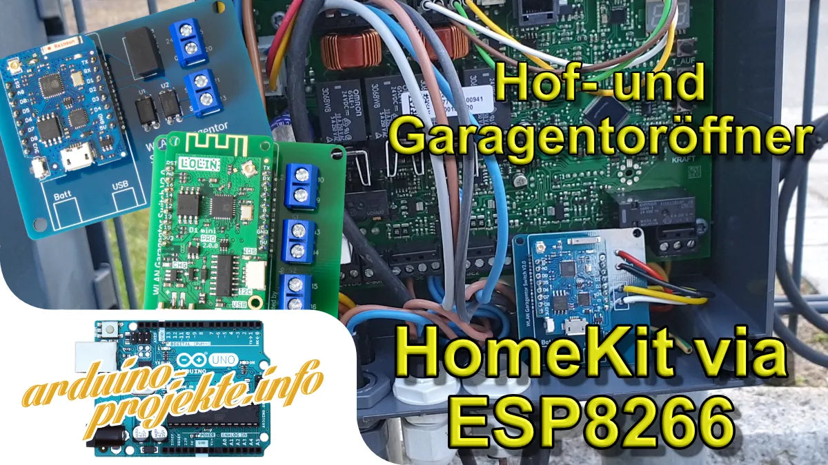 HomeKit Garagentor- und Drehtoröffner EPS8266 Arduino - Hörmann / Sommer Antriebe