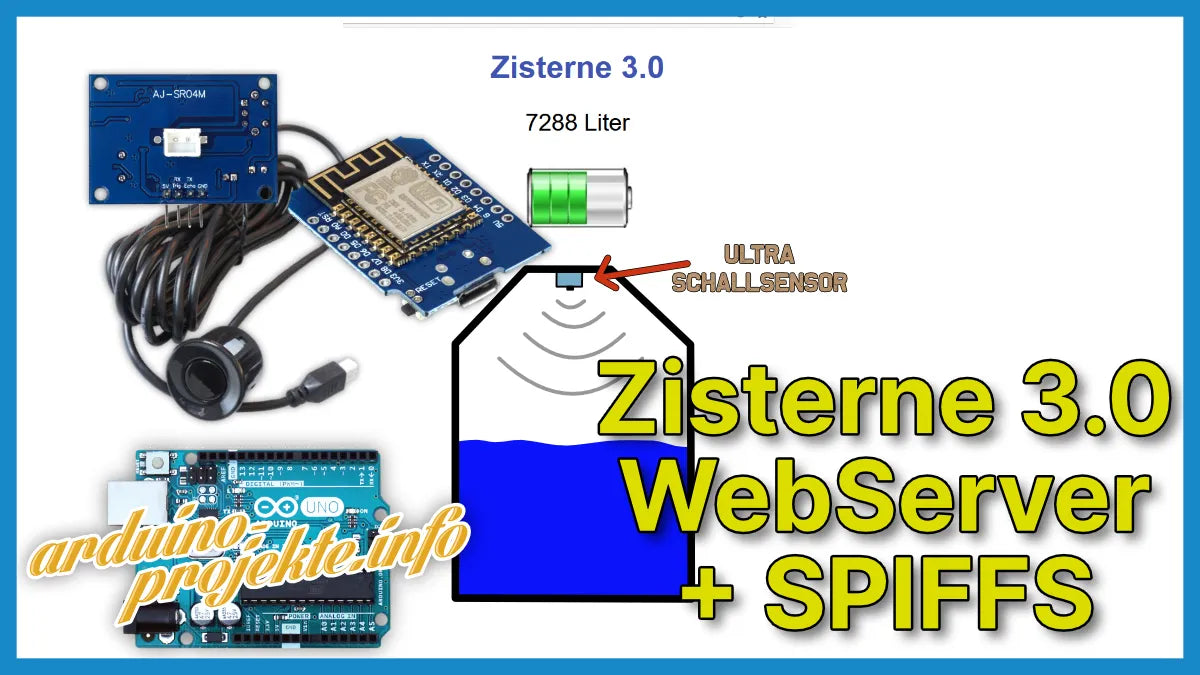 Zisterne 3.0 Web Server + SPIFFS