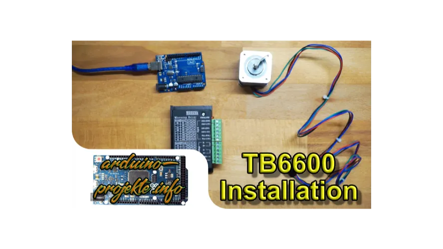 Schrittmotor ansteuern mit Arduino + TB6600