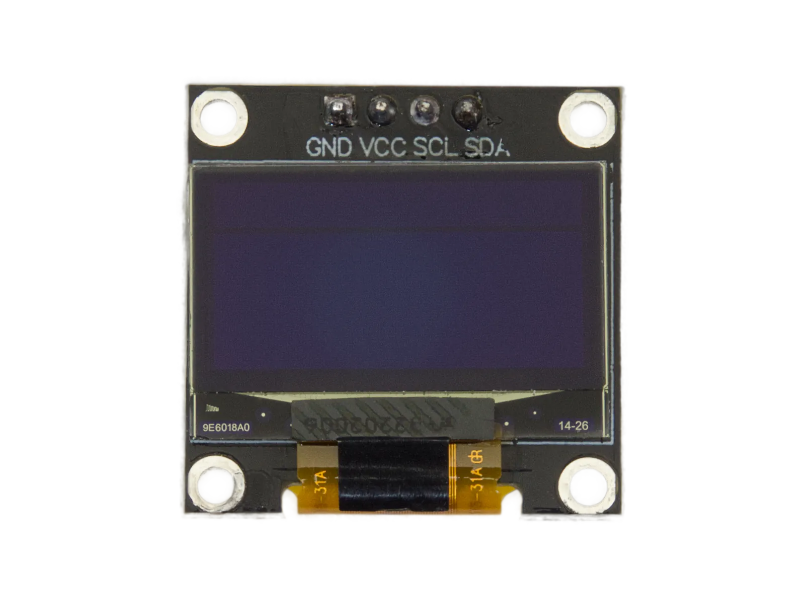 0.96″ OLED Display 128×64 I2C SSD1315 – yellow/blue