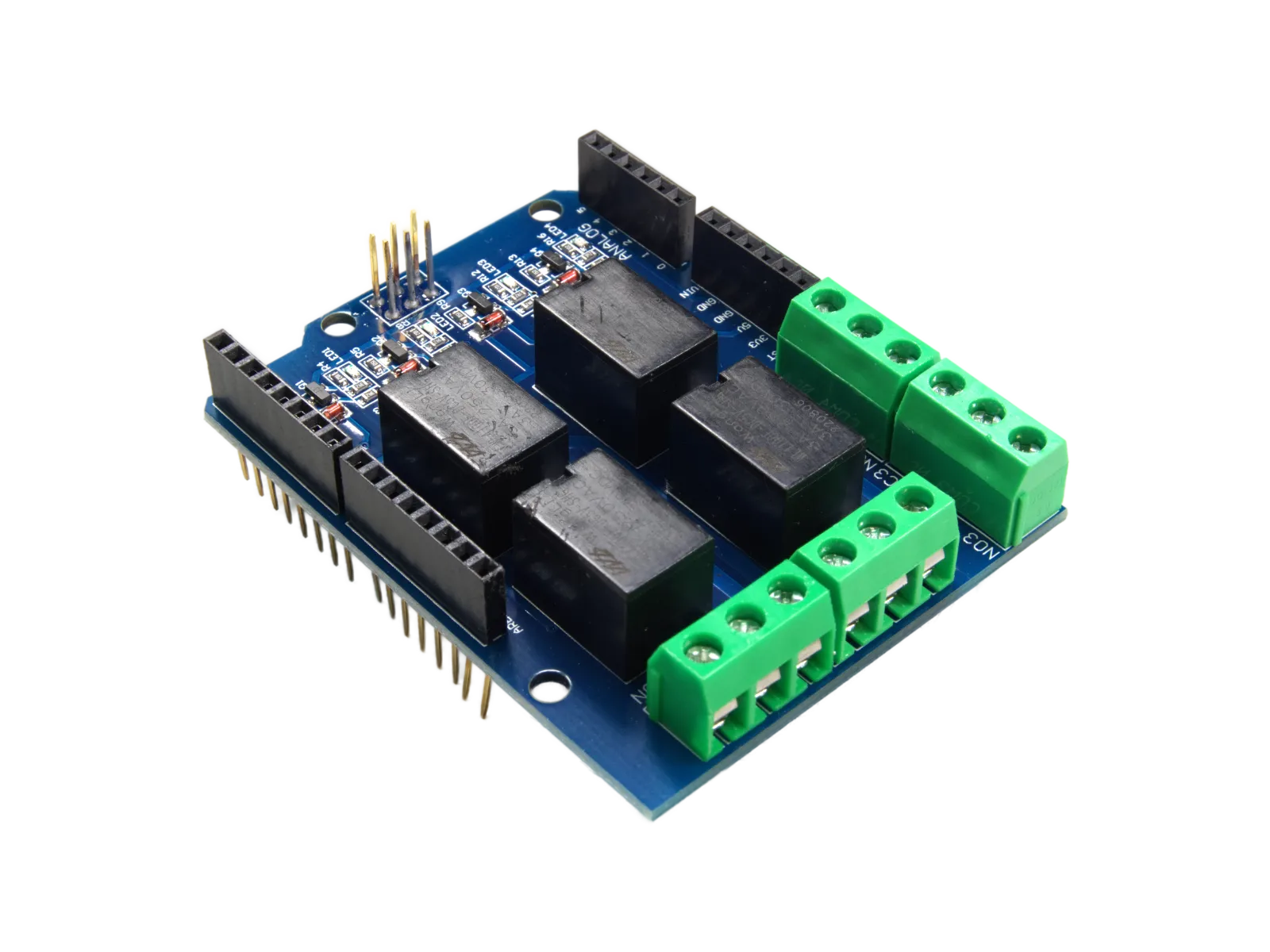 4-Kanal 5V Relay Shield  Relais Modul für UNO R3 Mega 2560