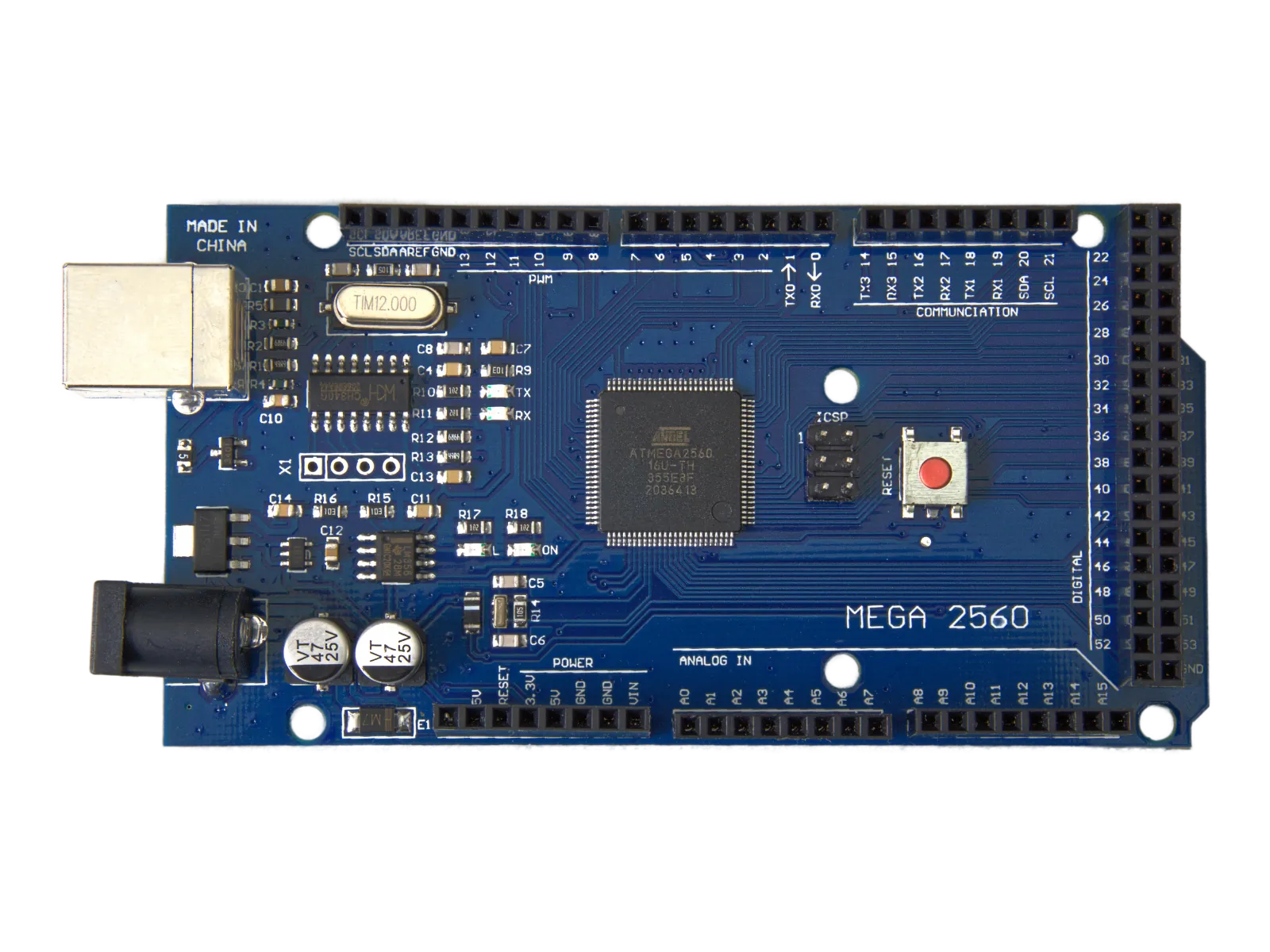 Arduino Mega 2560 Pro Mini Pinout Circuit Boards