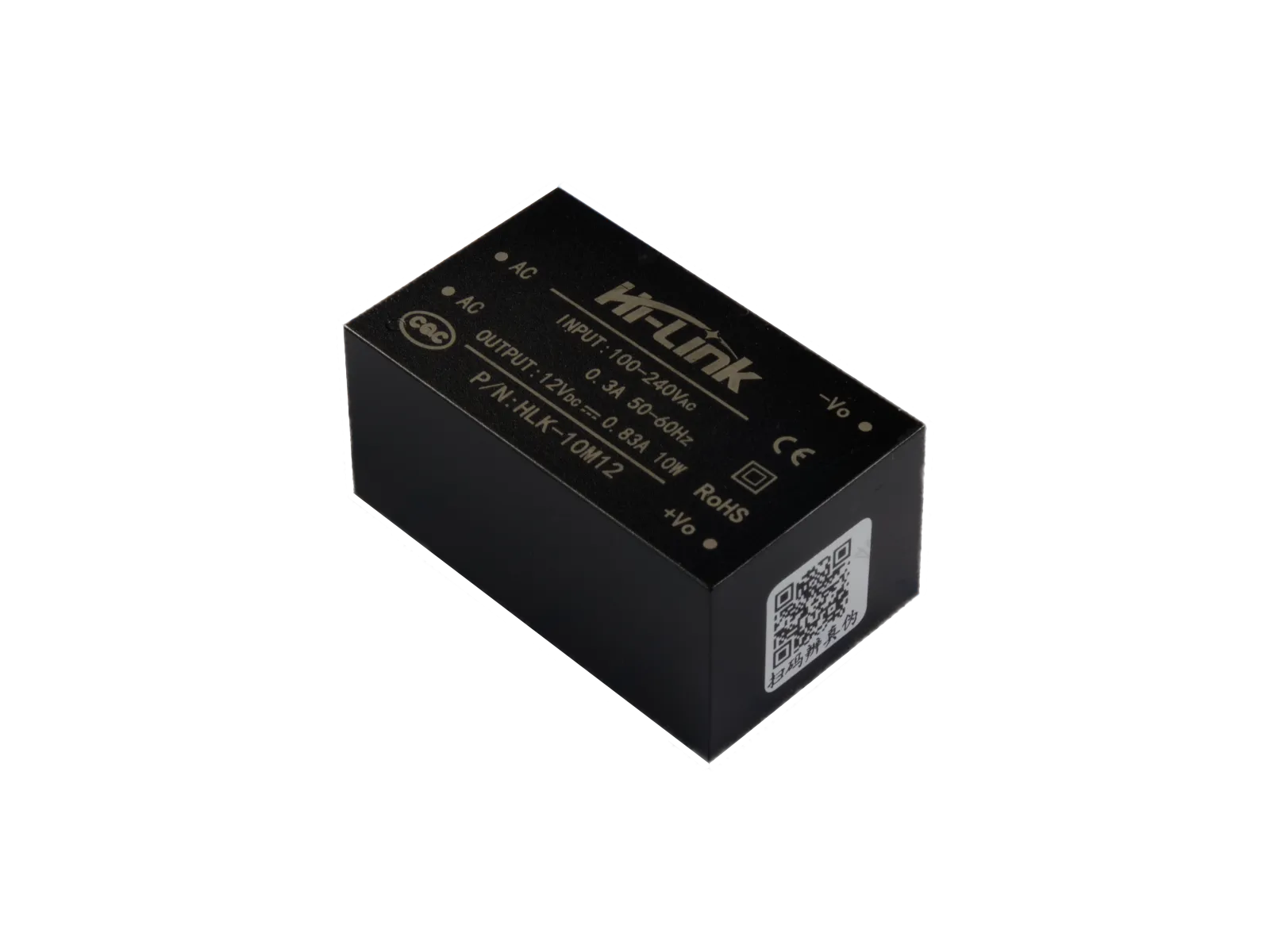 HLK-10M12 230V AC - 12V DC, 830mA, 10W, AC/DC Wandler