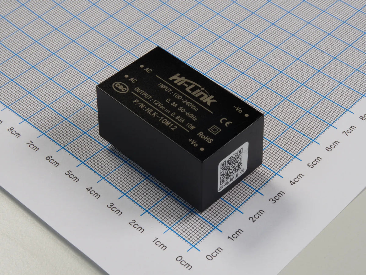 HLK-10M12 230V AC - 12V DC, 830mA, 10W, AC/DC Wandler