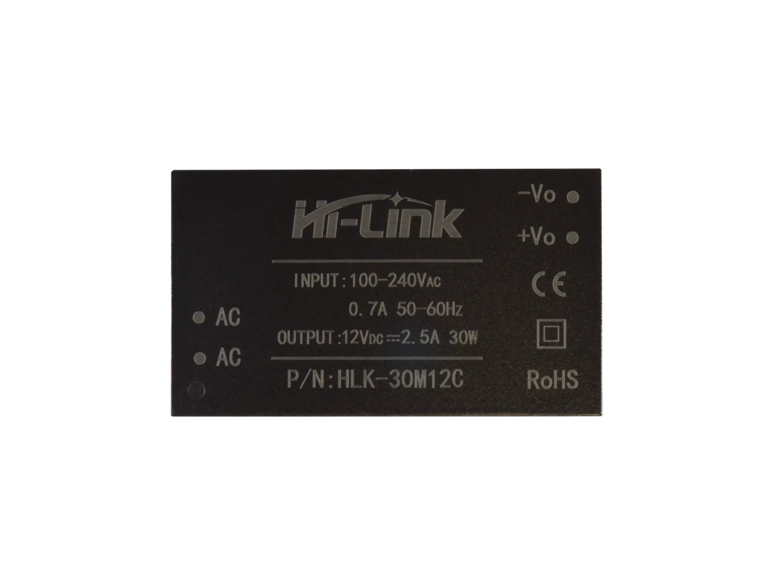 HLK-30M12C 230V AC - 12V DC, 2.5A, 30W, AC/DC Wandler