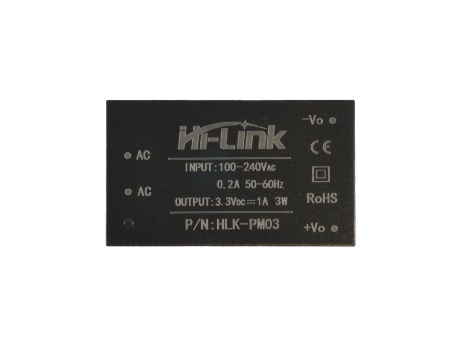 HLK-PM03 230V AC - 3.3V DC, 1A, 3W, AC/DC Wandler