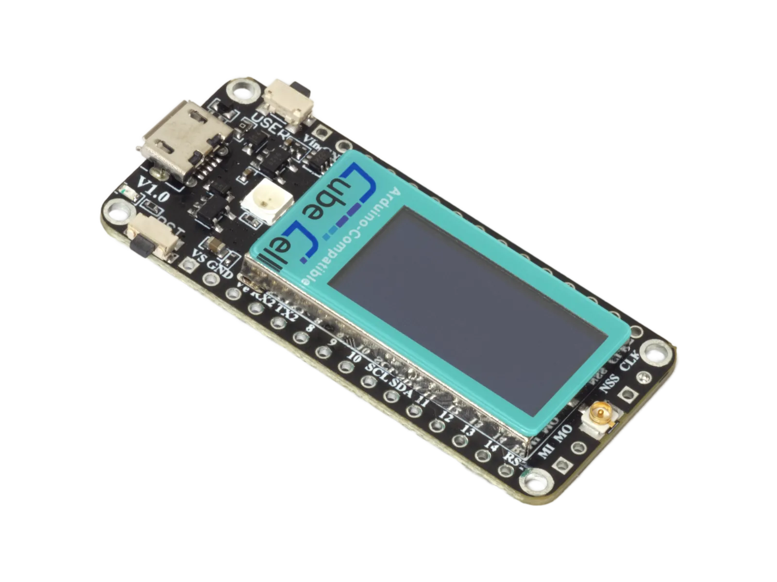 Heltec Cubecell ASR6502 Dev-Board Plus 868MHz LoRa Node HTCC-AB02