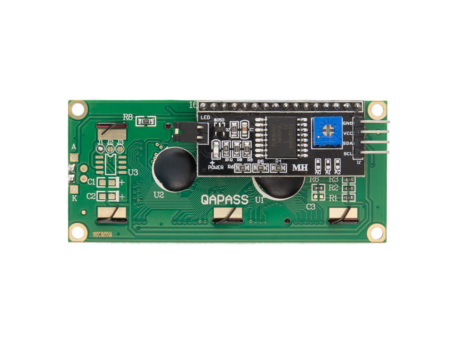 16x2 LCD Display mit I2C Schnittstelle 1602A HD44780 – arduino-projekte ...