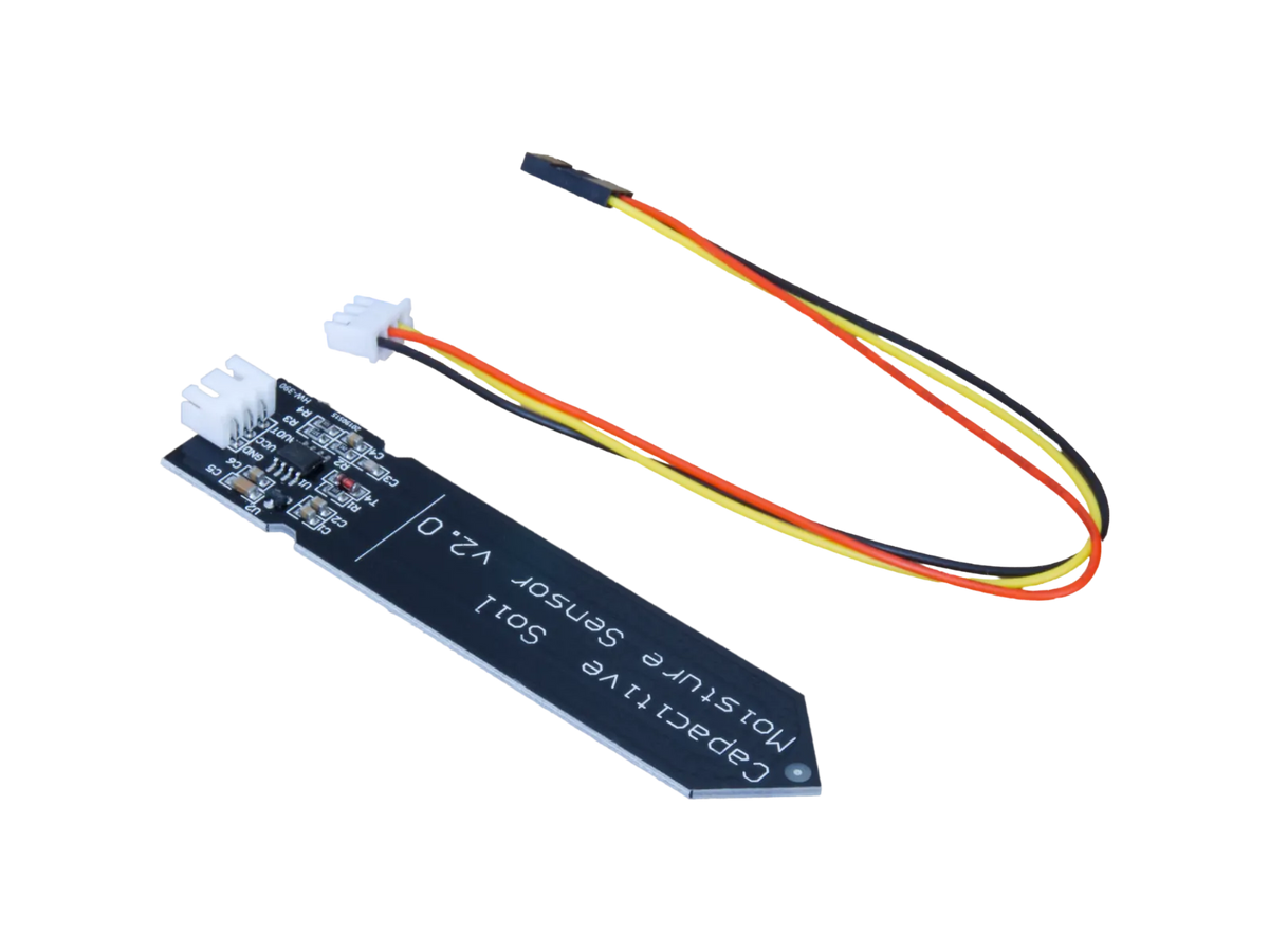 BerryBase Bodenfeuchtigkeitssensor Hygrometer-Modul V1.2, kapazitiver analoger Bodenfeuchtigkeitssensor, Moisture Sensor für Arduino DIY-Kits, Pflanzenbewässerung BerryBase Bodenfeuchtigkeitssensor Hygrometer-Modul V1.2, kapazitiver analoger Bodenfeuchtigkeitssensor, Moisture Sensor für Arduino DIY-Kits, Pflanzenbewässerung