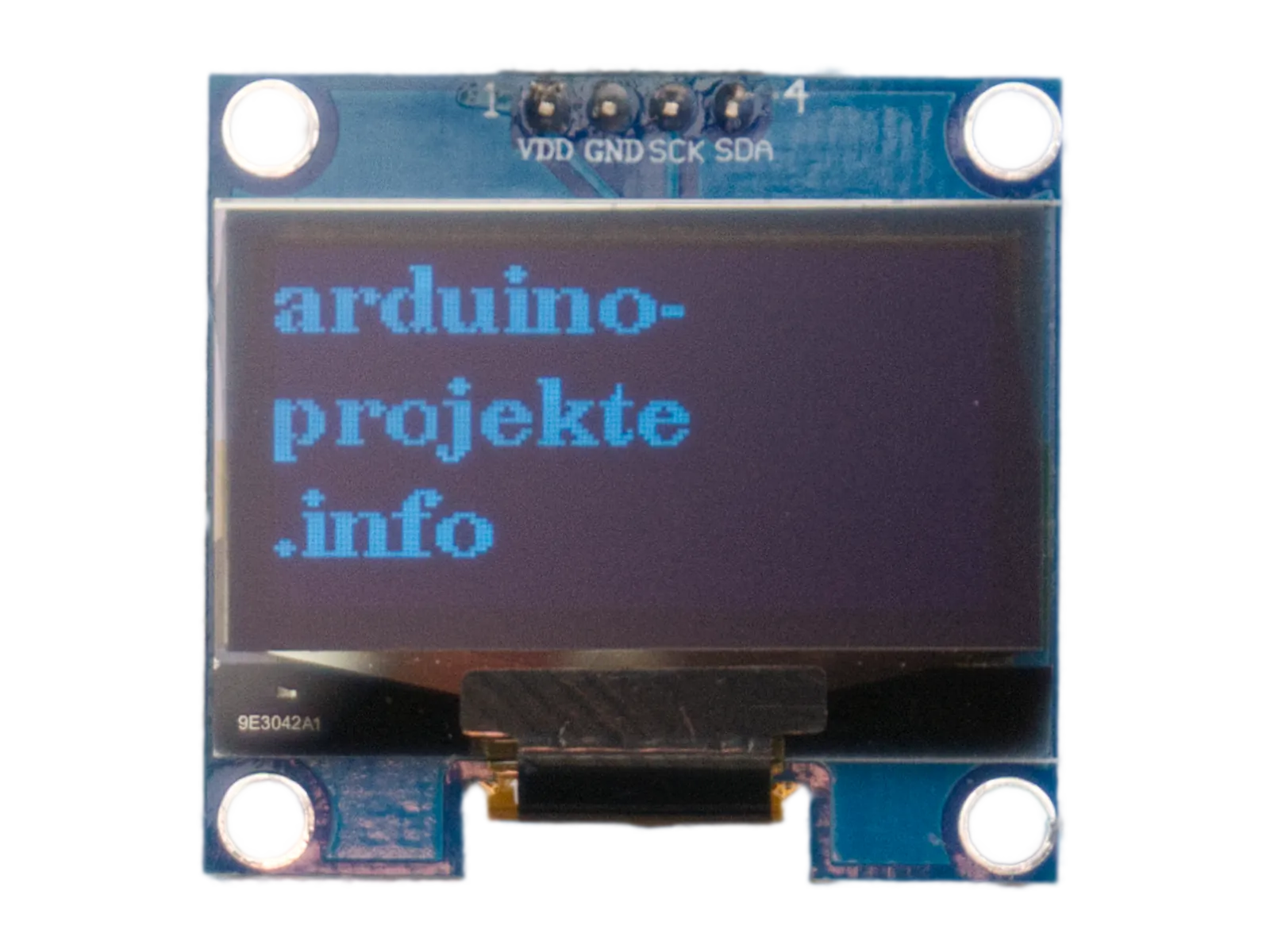 1,3" OLED Display 128x64 I2C SH1106 - blue