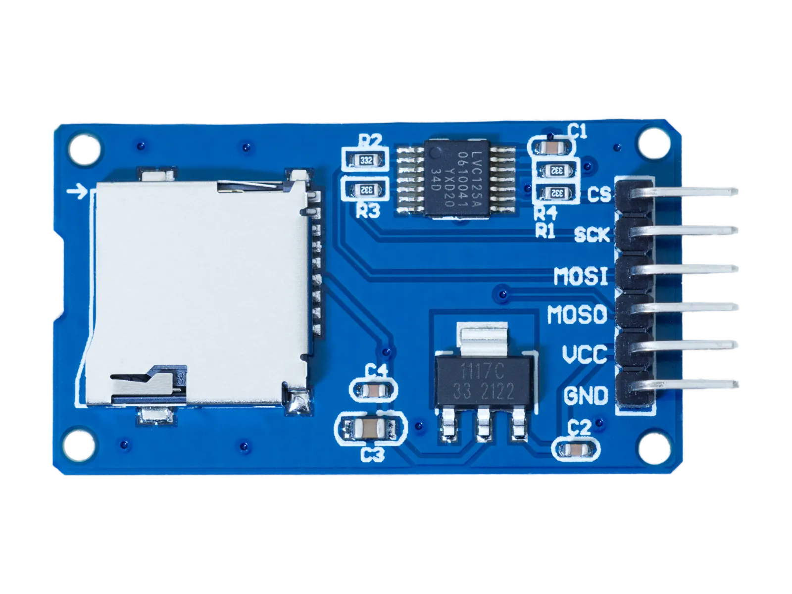 Micro SD TF Karten Leser mit SPI Schnittstelle