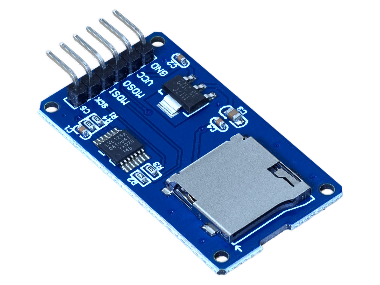 Micro SD TF Karten Leser mit SPI Schnittstelle