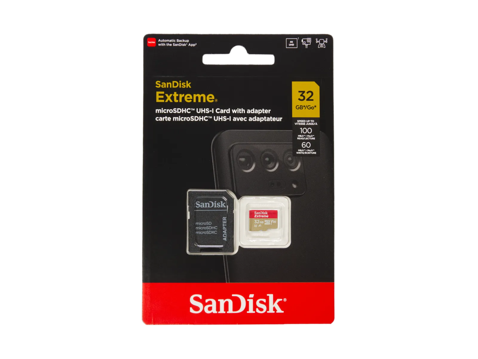 SanDisk Extreme Micro SD microSDHC 32GB UHS-I (AI on the edge kompatibel)