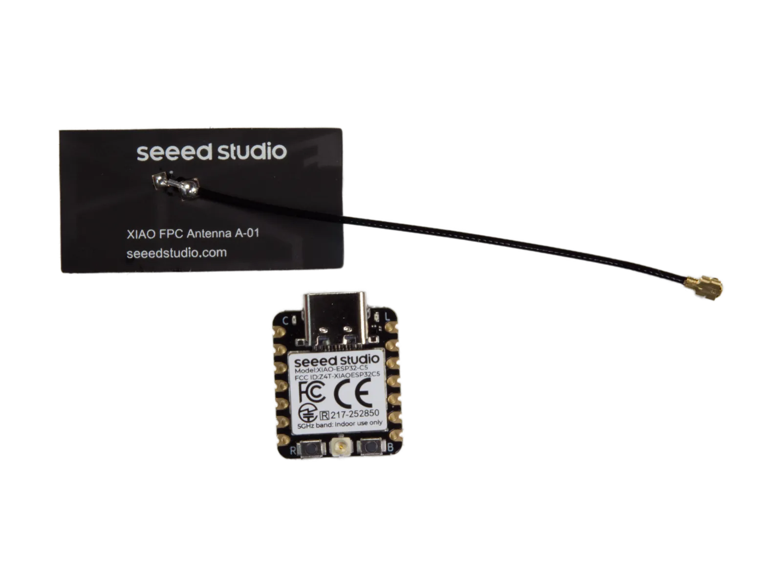 Seeed Studio XIAO ESP32C5, WiFi 6 Dual Band, BLE5, Zigbee, Matter/Thread, MQTT, RISC-V, 240MHz