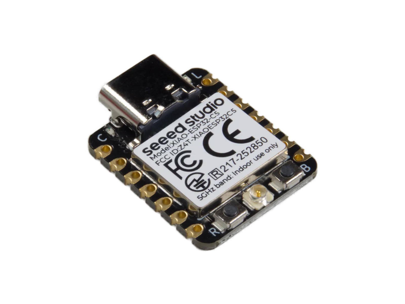 Seeed Studio XIAO ESP32C5, WiFi 6 Dual Band, BLE5, Zigbee, Matter/Thread, MQTT, RISC-V, 240MHz