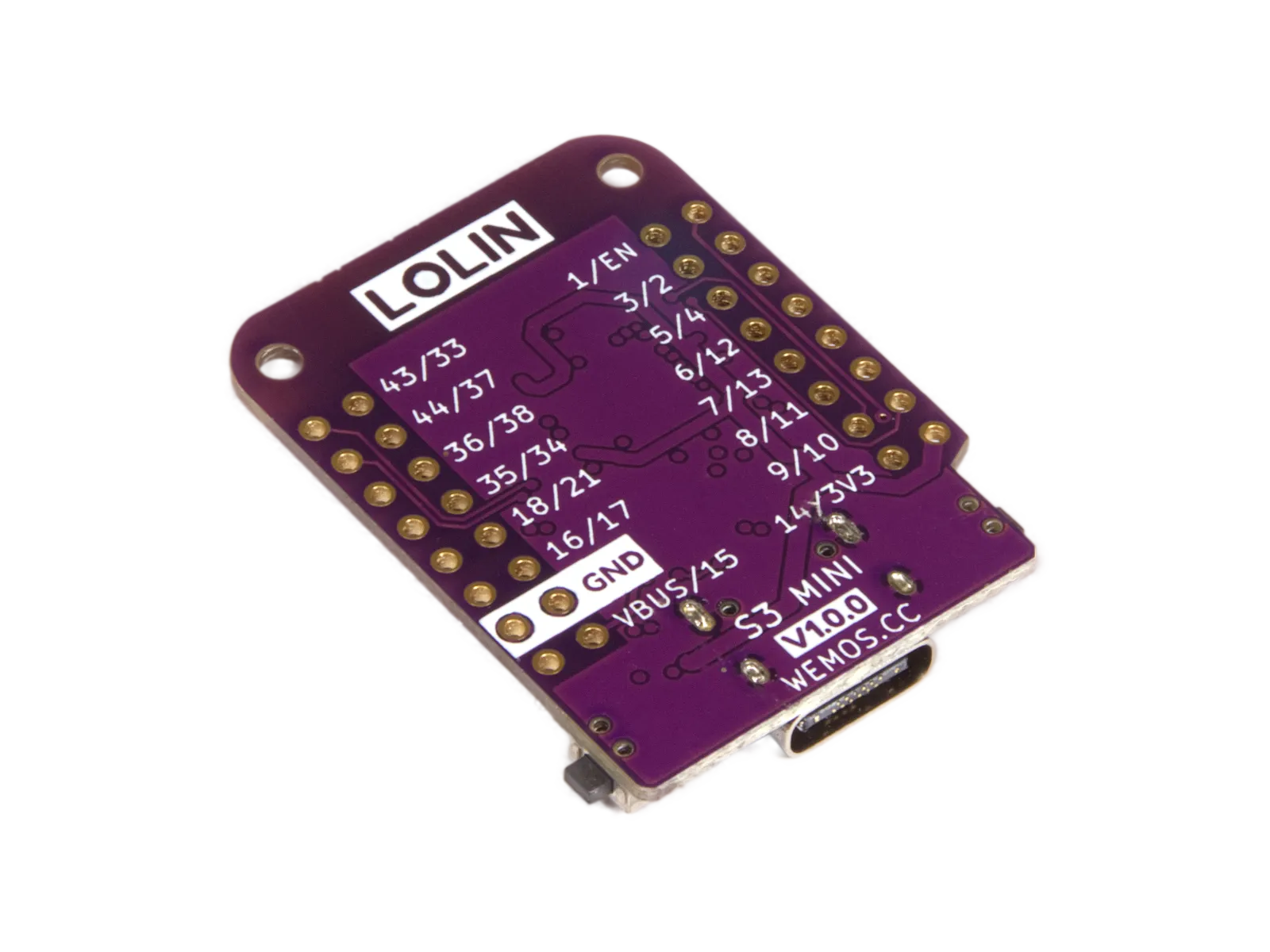 Wemos Lolin S3 mini ESP32-S3