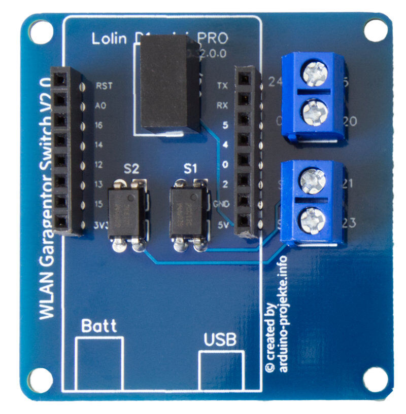 HomeKit Garagen- und Hoftoröffner für ESP8266