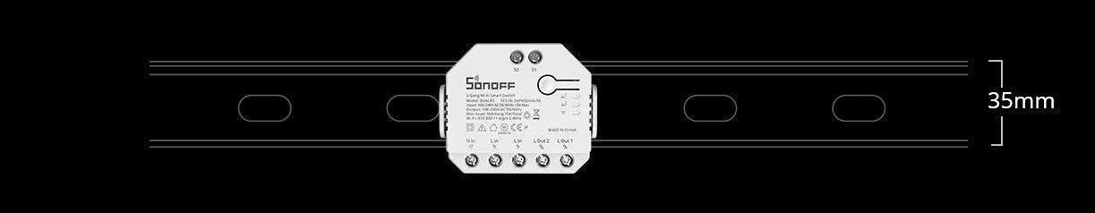 Sonoff DUAL R3 - WiFi Schalter