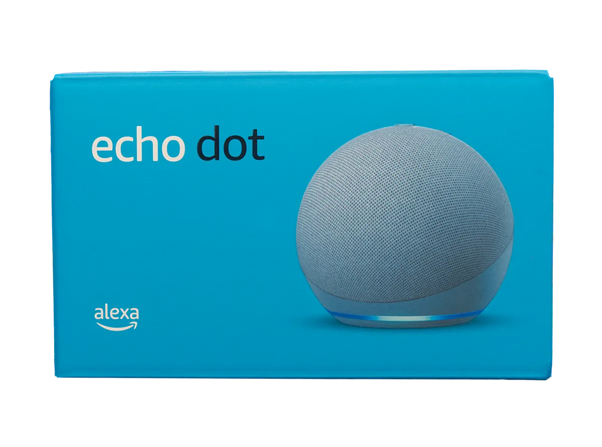 Echo Dot 4 blau front