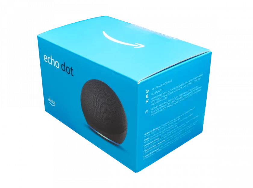 Amazon Echo Dot (4. Gen) – Smart Lautsprecher mit Alexa (Anthrazit)
