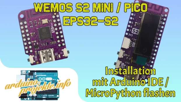 Wemos S2 mini / S2 Pico Installation